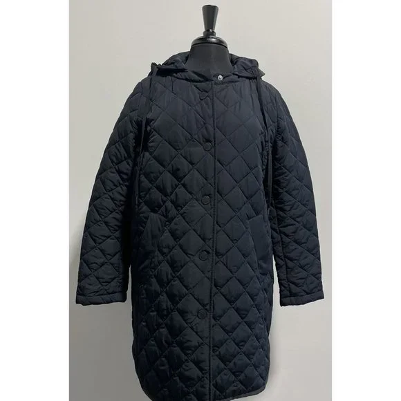 【送料&関税込】Weekend Max Mara Veranda Quilted Coat Reversible water-repellent canvas parka, beige | 